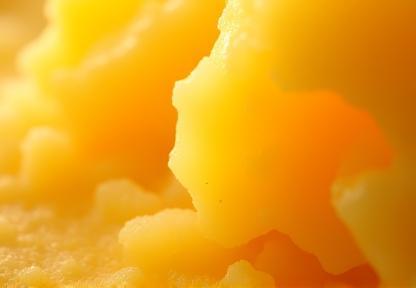Close-up of aged Gouda cheese with crystals